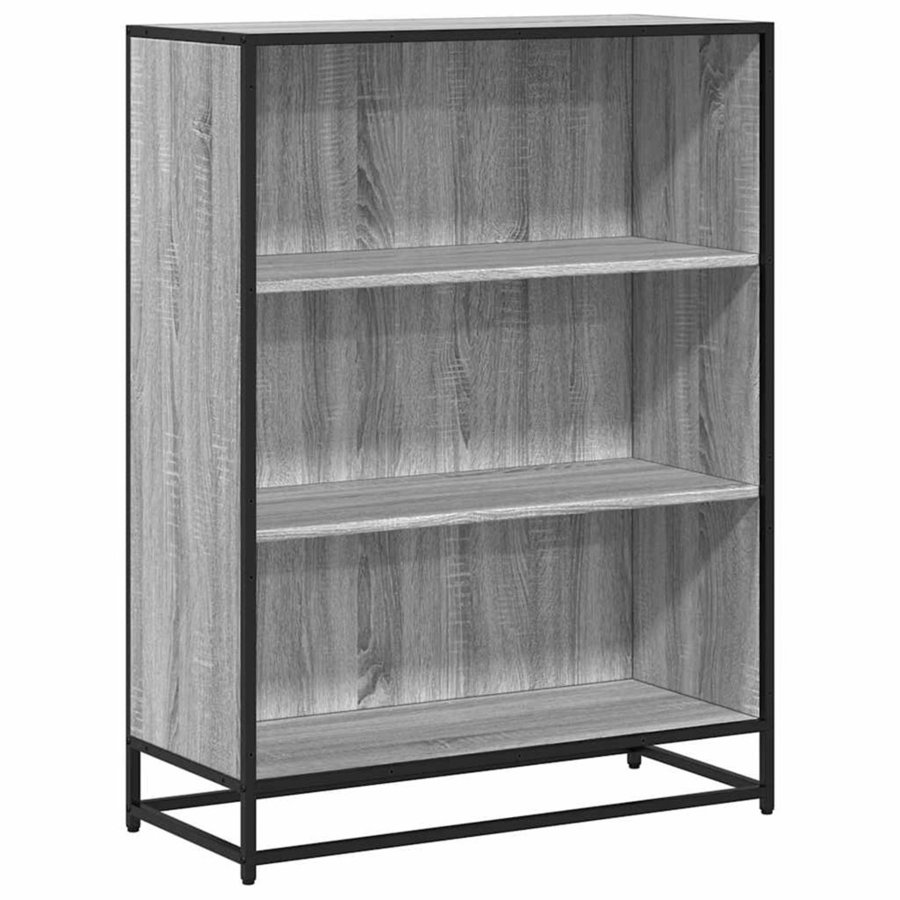 Bibliothèque sonoma gris 80,5x35x107,5 cm bois d'ingénierie
