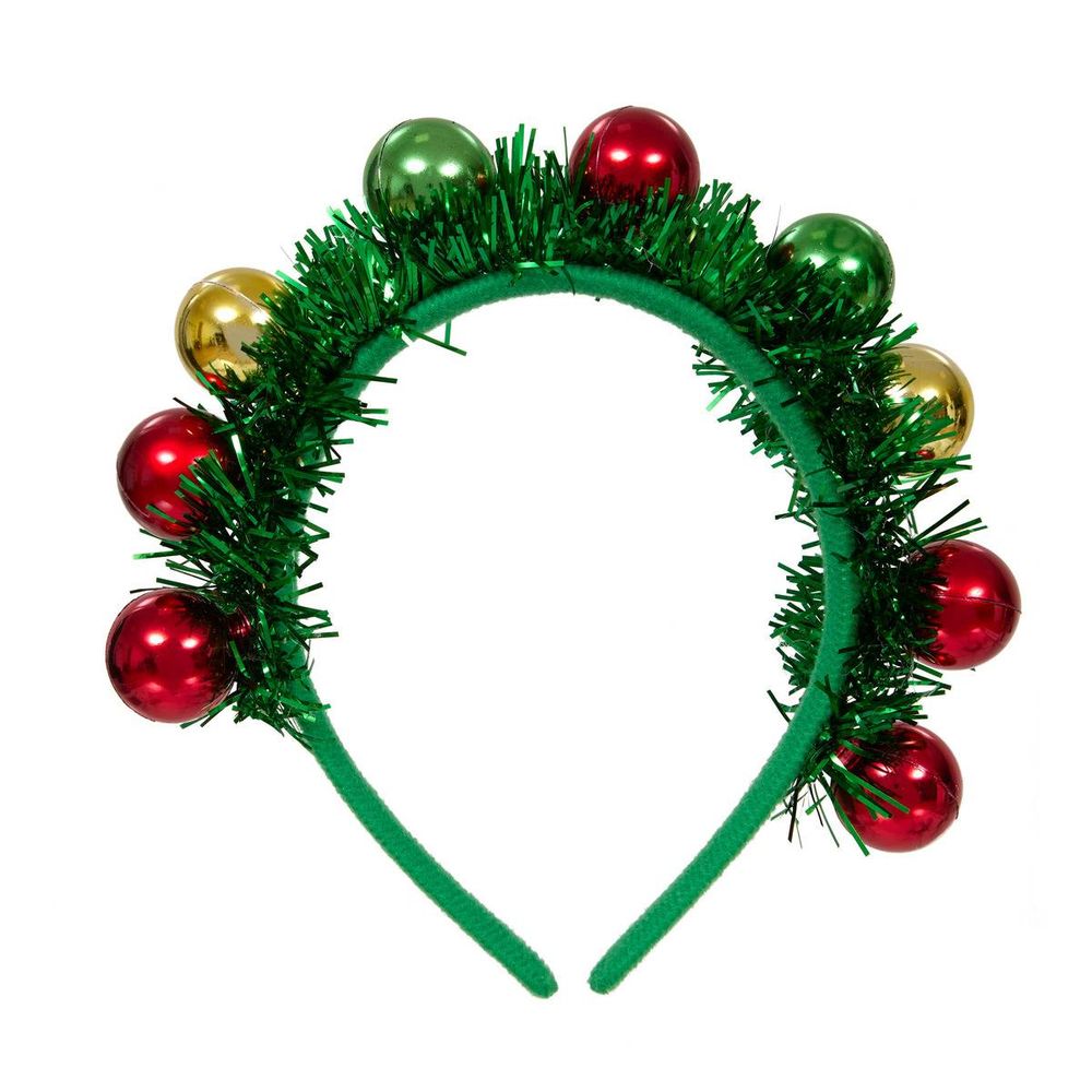Serre-tête de noël adulte guirlande de boules