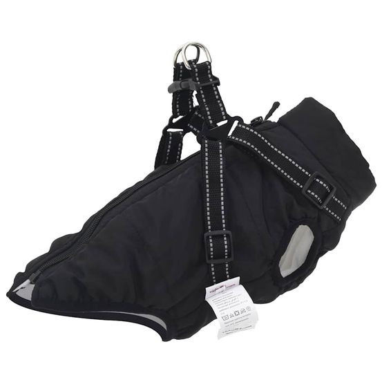 Manteau pour chiens avec harnais imperméable réfléchissant l36