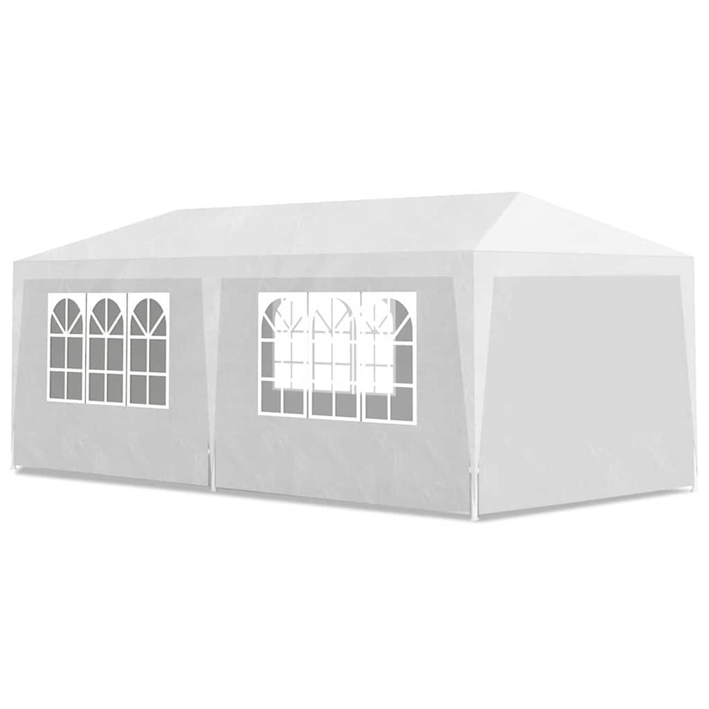 Tente de réception 3 x 6 m blanc
