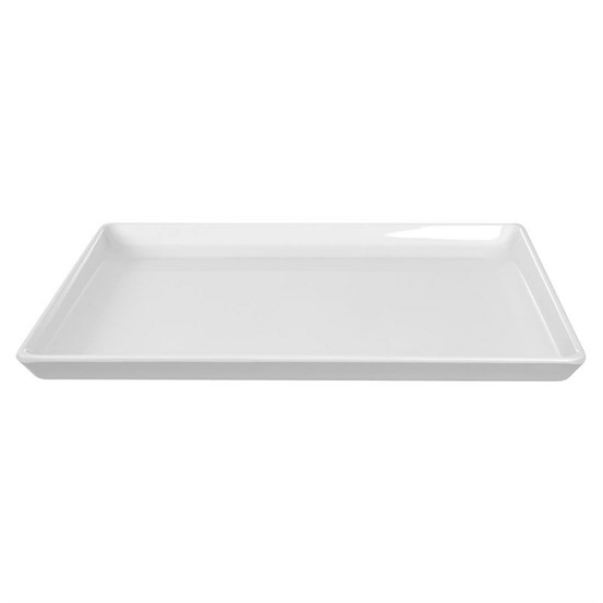 Plateau empilable en mélamine aps float blanc gn 1/2