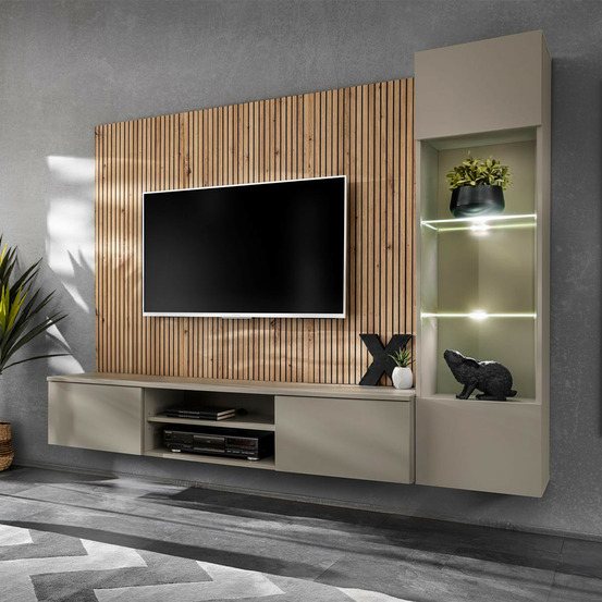 Ensemble meuble tv rayure