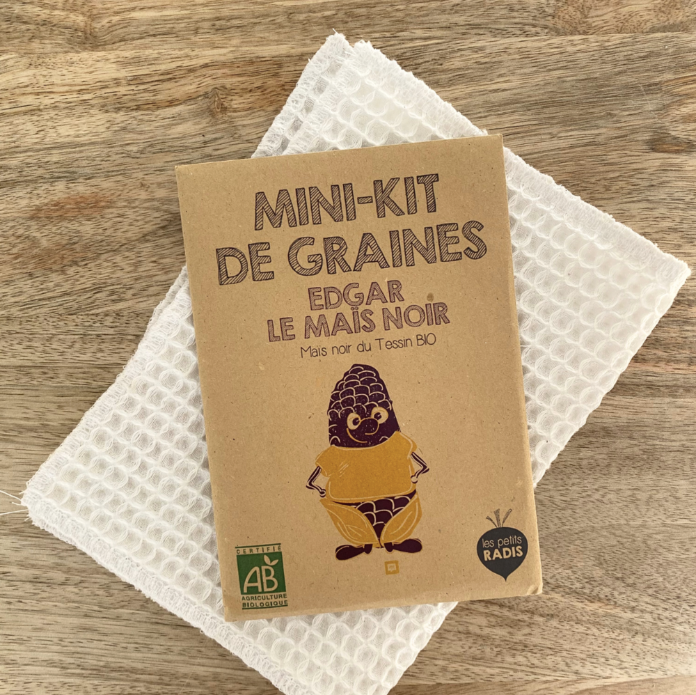 Mini kit de graines - edgar le mais noir