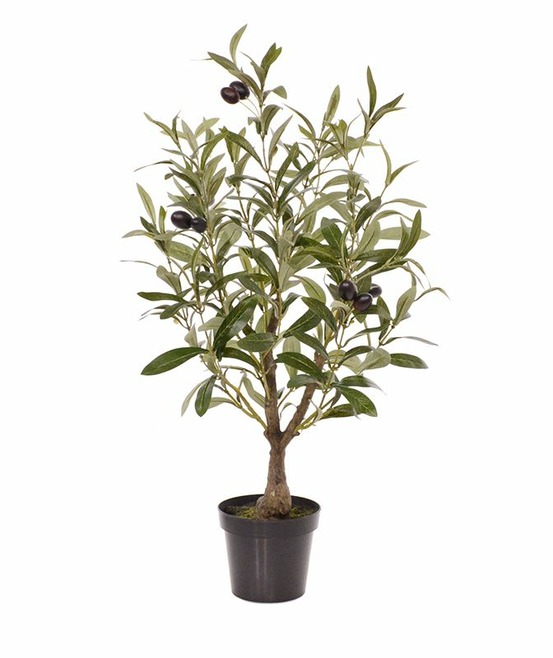 Olivier arbre artificielle de 60 cm en pot