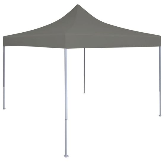Tente de réception escamotable 3 x 3 m anthracite