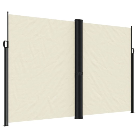 Auvent latéral rétractable crème 220x1200 cm