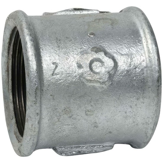 Manchon femelle-femelle en fonte malléable galvanisée - 3''