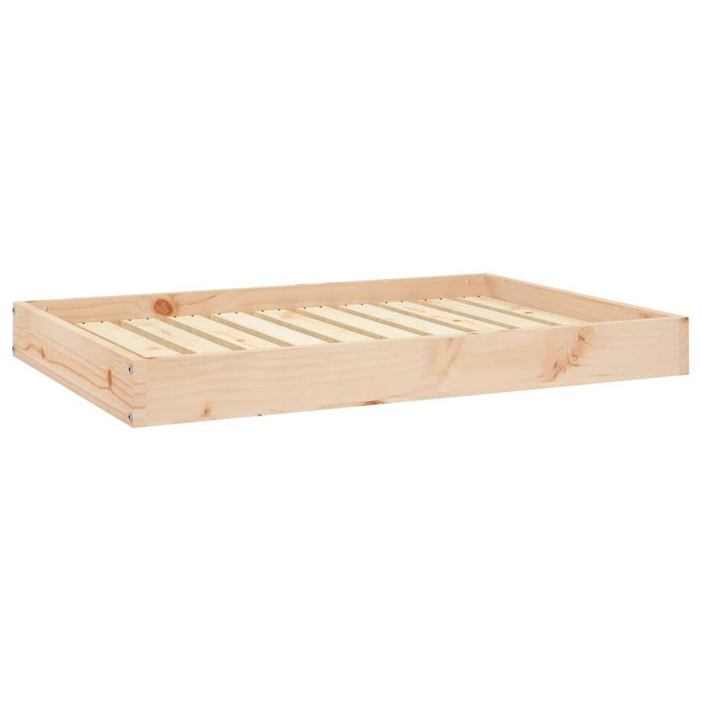 Lit pour chien 91,5x64x9 cm bois de pin solide