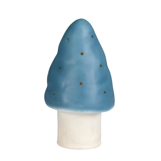 Lampe petit champignon bleu jeans