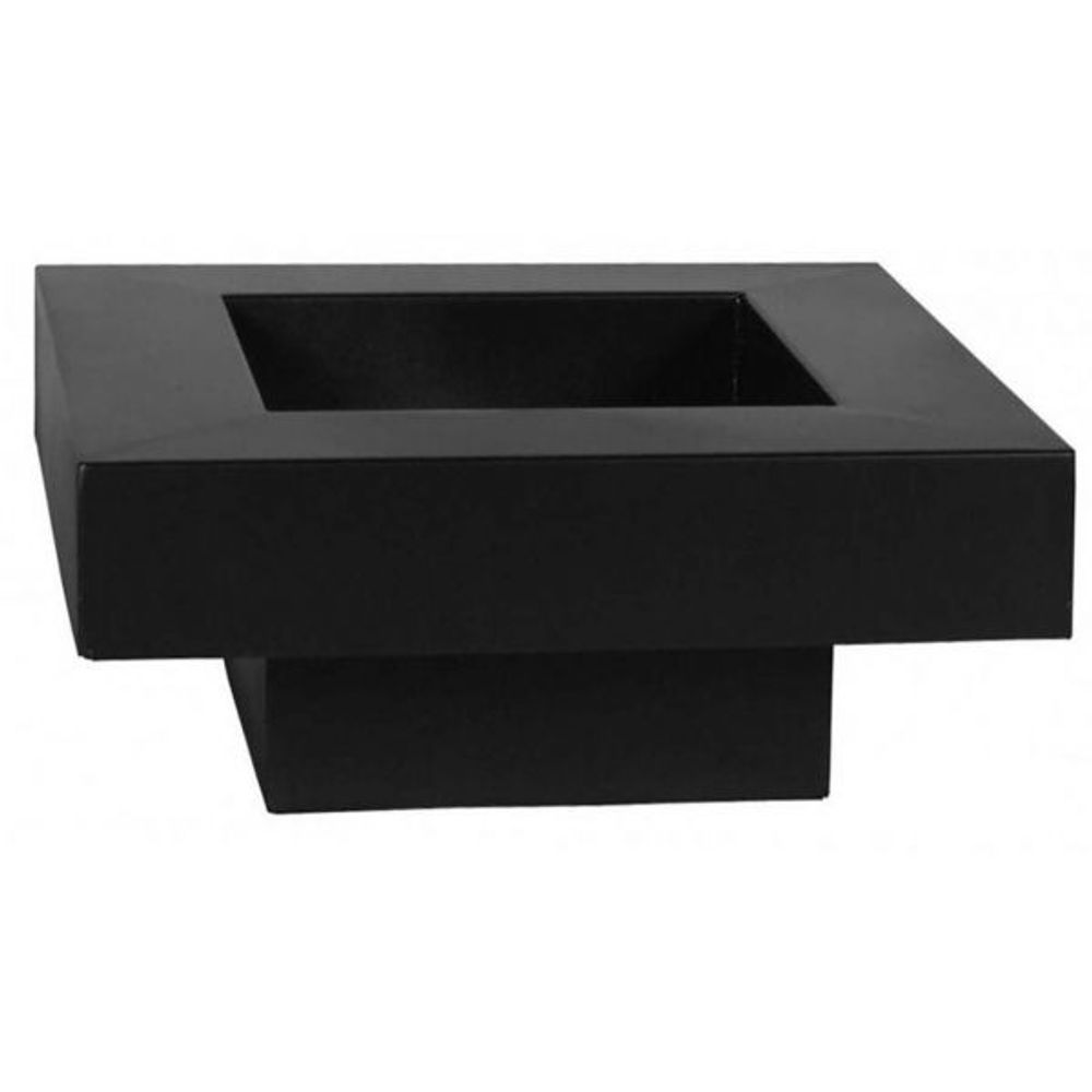 Brasero en acier peint plateau design 80 cm