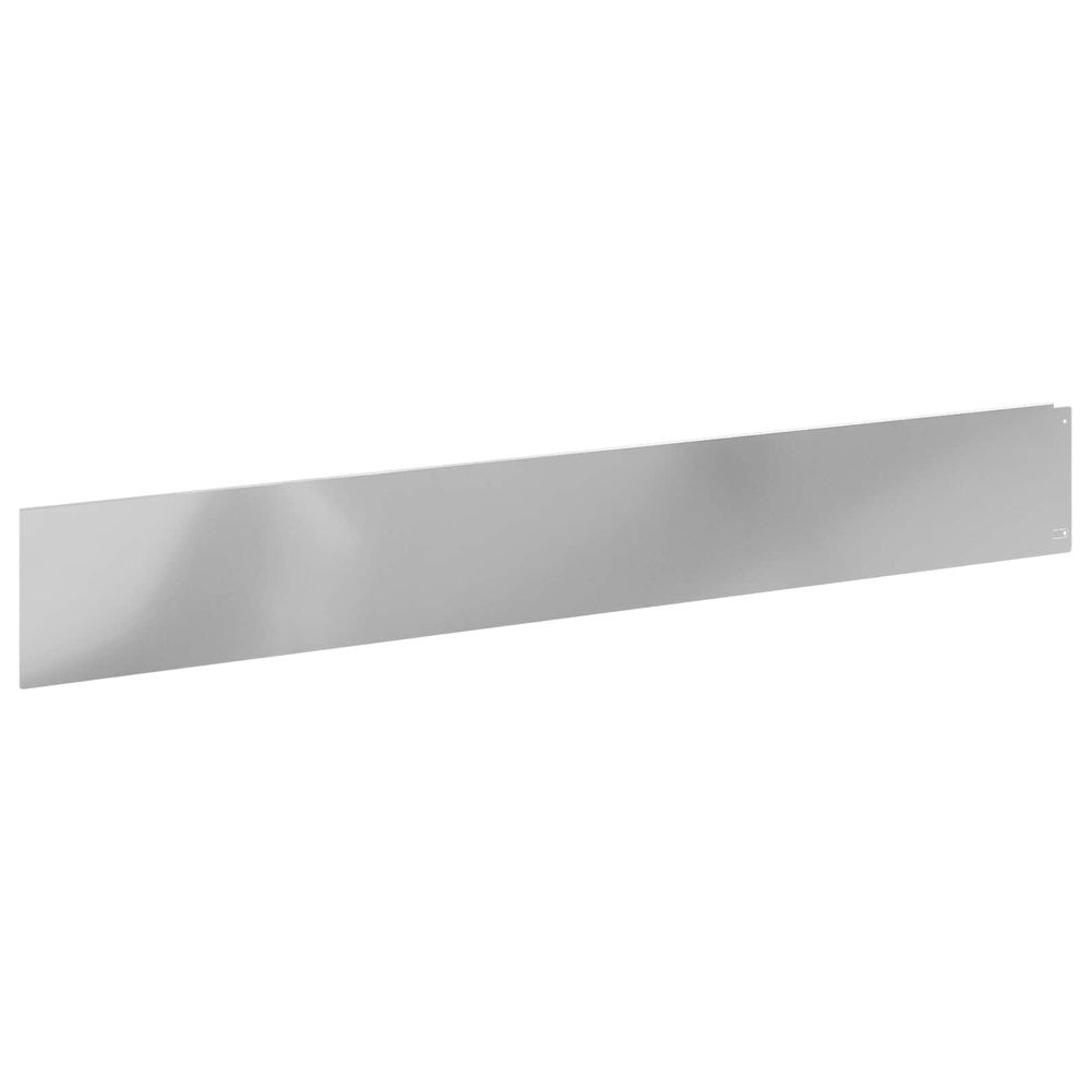 Bordure de pelouse 10 pc 100 x 15 cm acier argenté