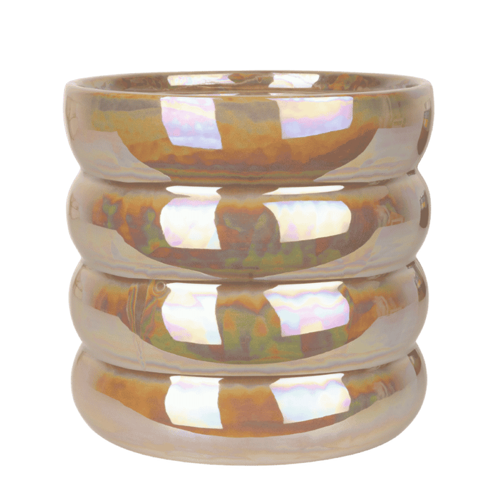 Cache-pot glow sable - ø12 cm x h12,5 cm