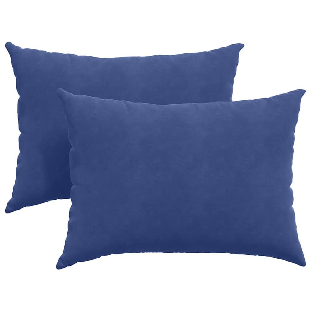 Coussins de canapé 2 pcs bleu police 70 x 50 cm