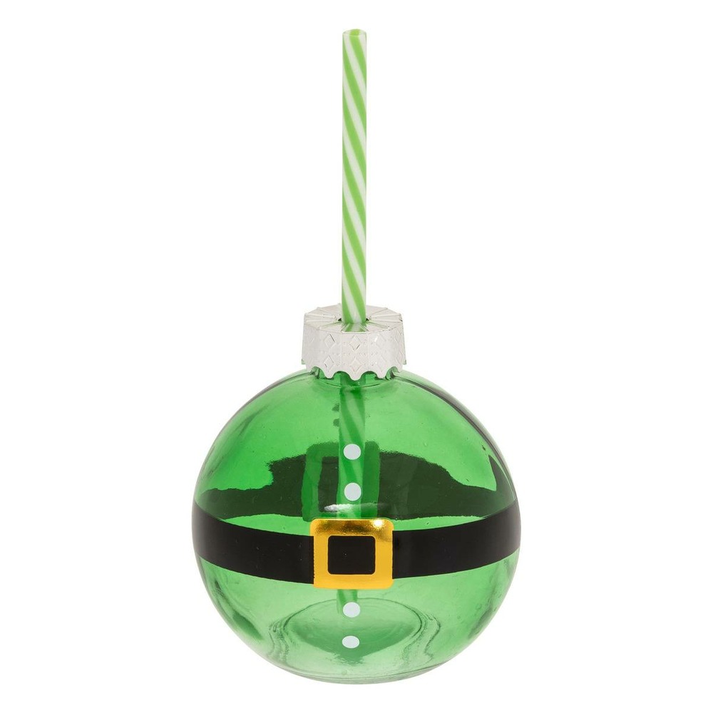 Gobelet verre boule de noël assorti