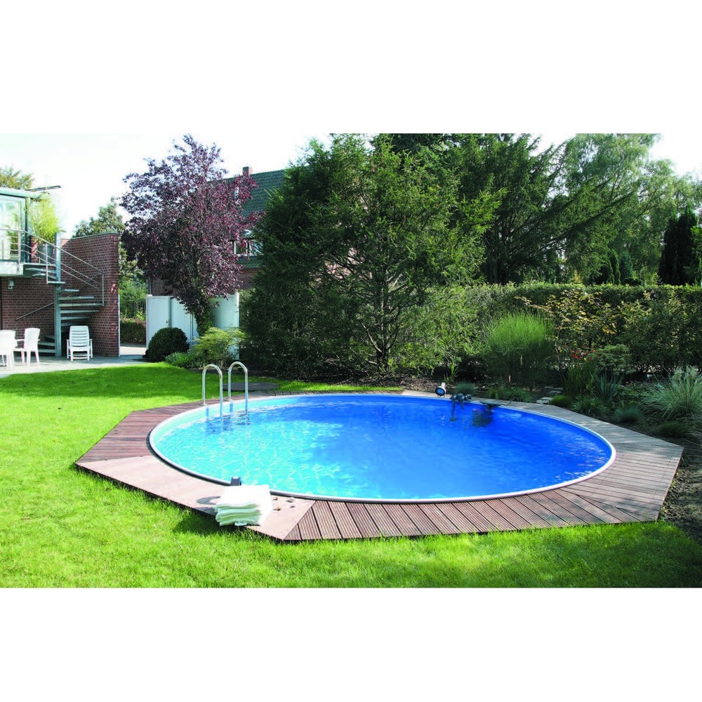 Piscine acier enterrée ronde en kit 4.5mx1.2m - wm164