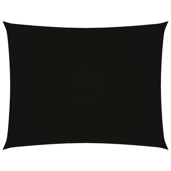 Voile de parasol tissu oxford rectangulaire 3x4,5 m noir