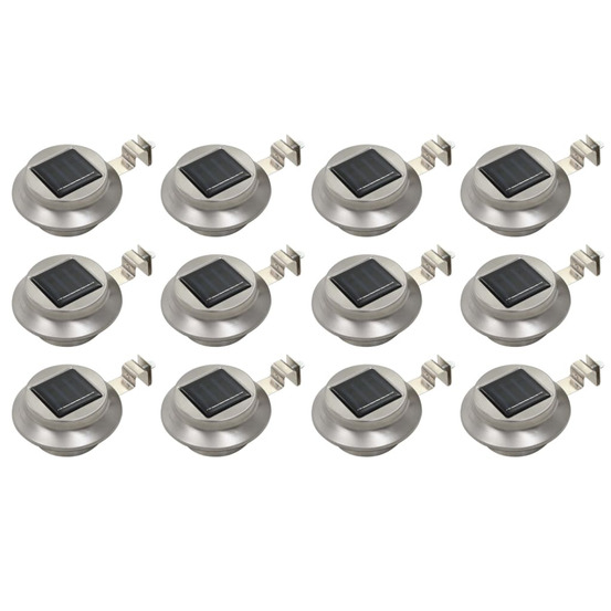 LAMPES SOLAIRES A LED RONDES D-(865544)