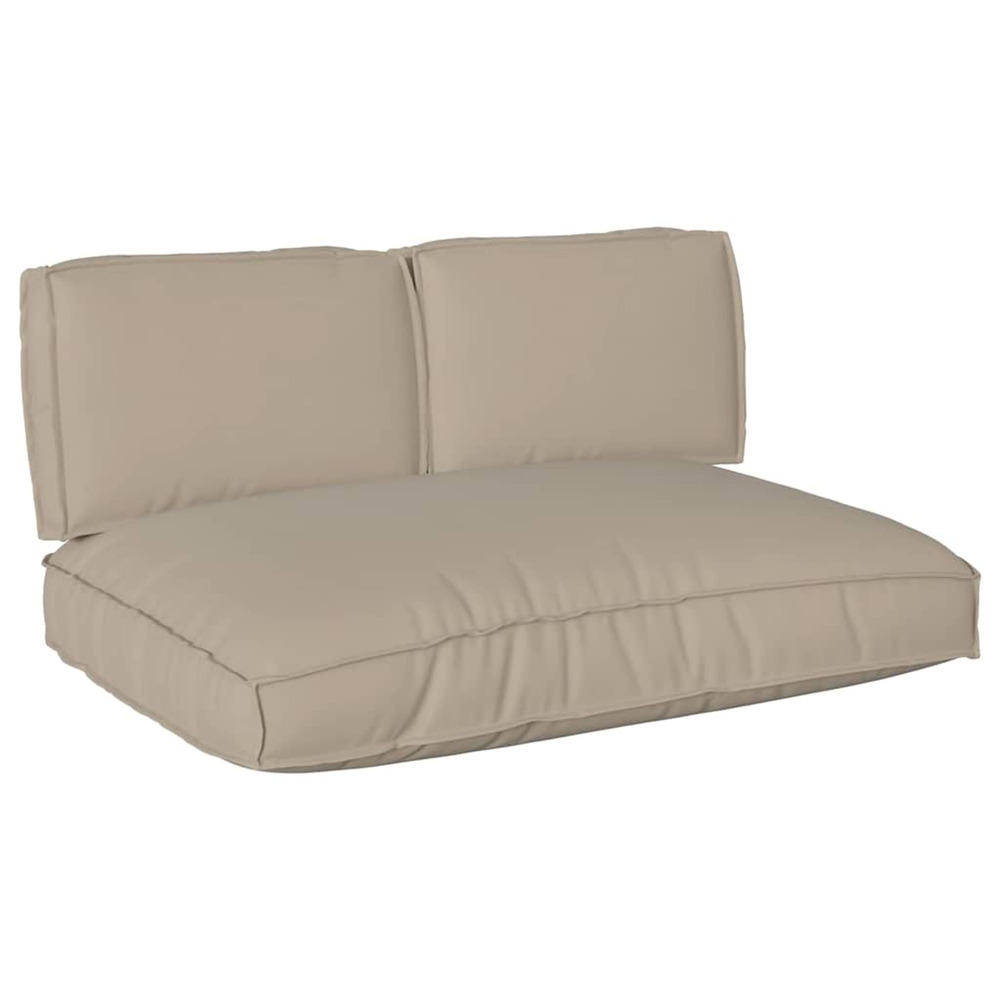 Ensemble de coussins 3 pcs taupe tissu oxford