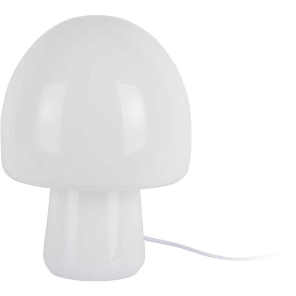 Lampe de table en verre gozar blanc