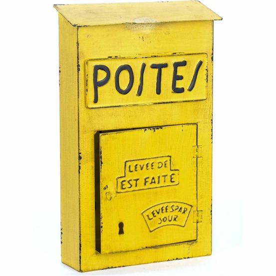 Boîte à clés en métal effet usé postes