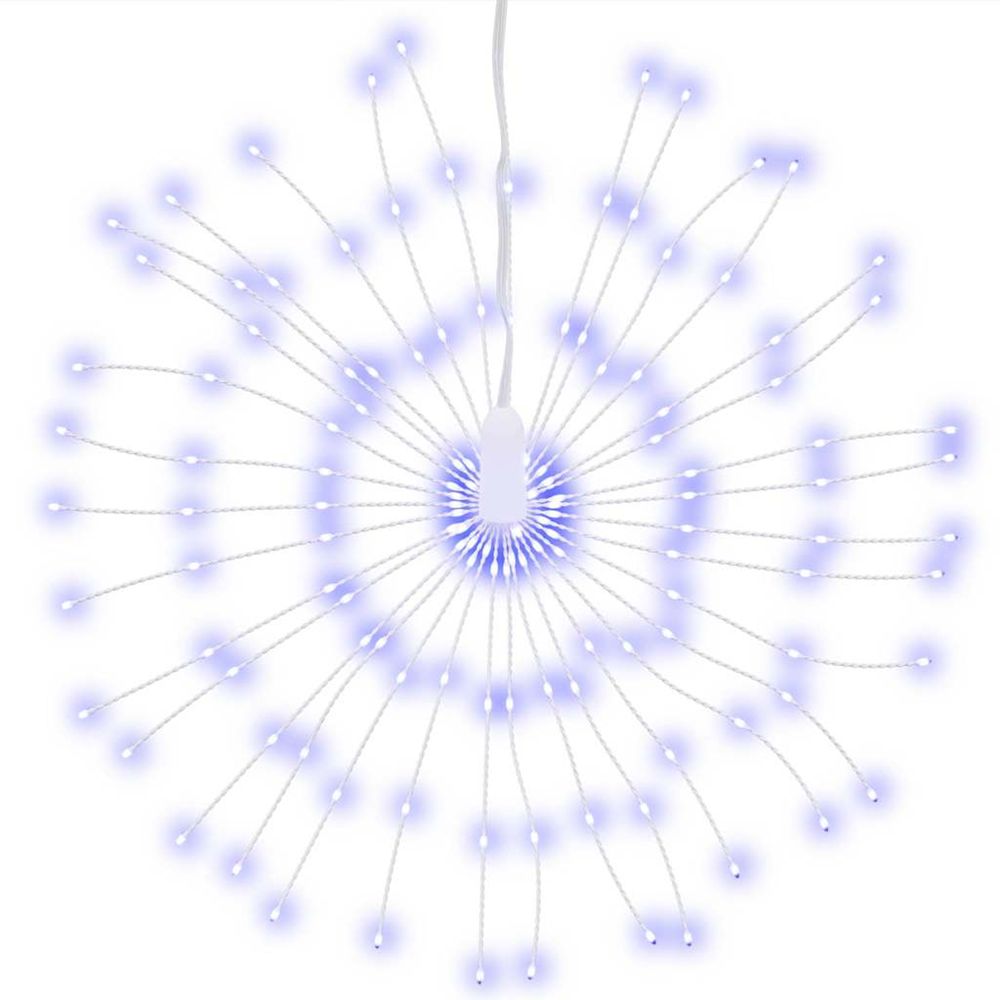 Étoile rayonnante de noël 140 led bleu 17 cm