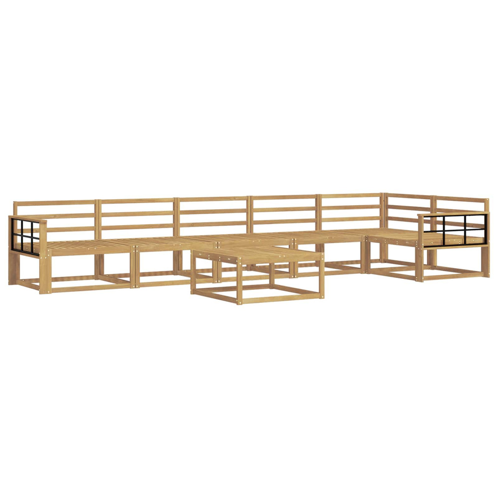 Ensemble de canapés d'extérieur 7 pcs blanc 79 x 79 x 37 cm