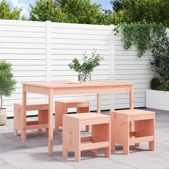 Ensemble à manger de jardin 5pcs bois massif douglas