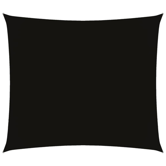 Voile de parasol tissu oxford rectangulaire 2,5x3 m noir