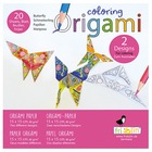 Coloring origami - papillon