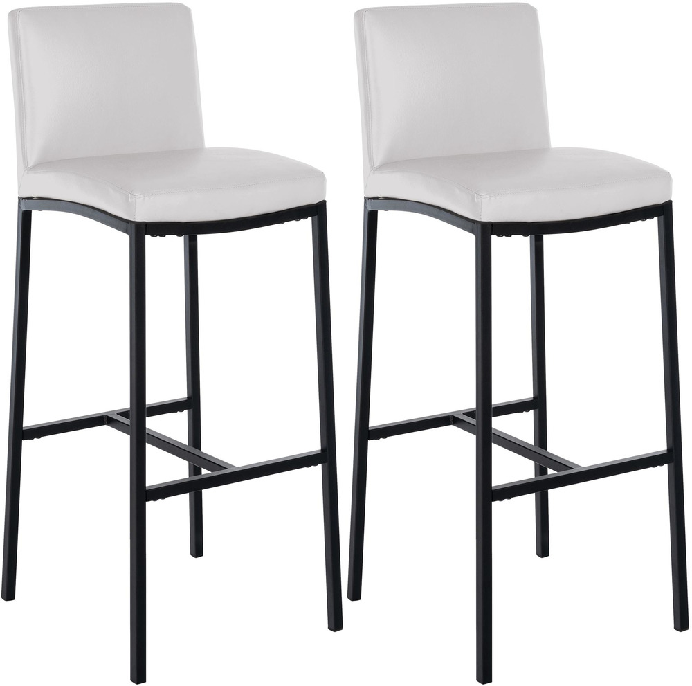 Lot de 2 tabourets de bar freeport simili cuir b