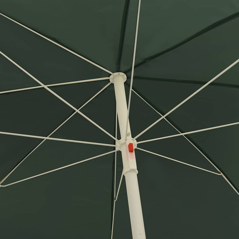 Parasol de plage vert 240 cm