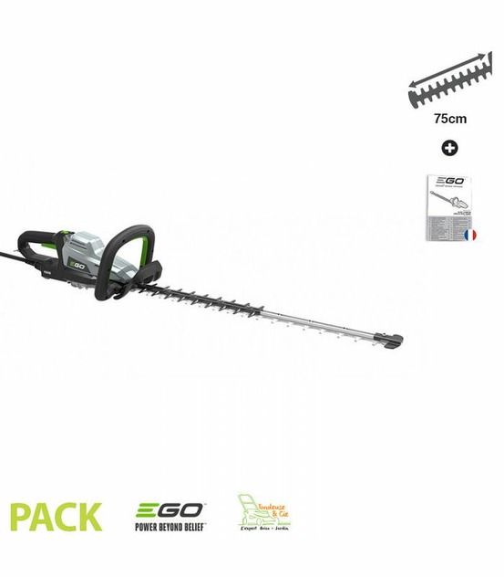 Taille-haies professionnel sans fil lamier double 75 cm coupe 33 mm htx7500 egopower