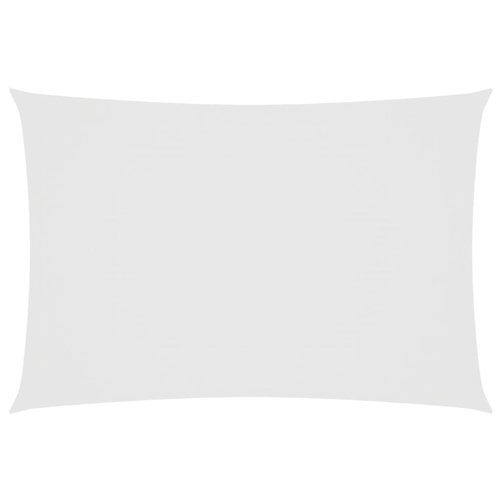Voile de parasol tissu oxford rectangulaire 2,5x4,5 m blanc