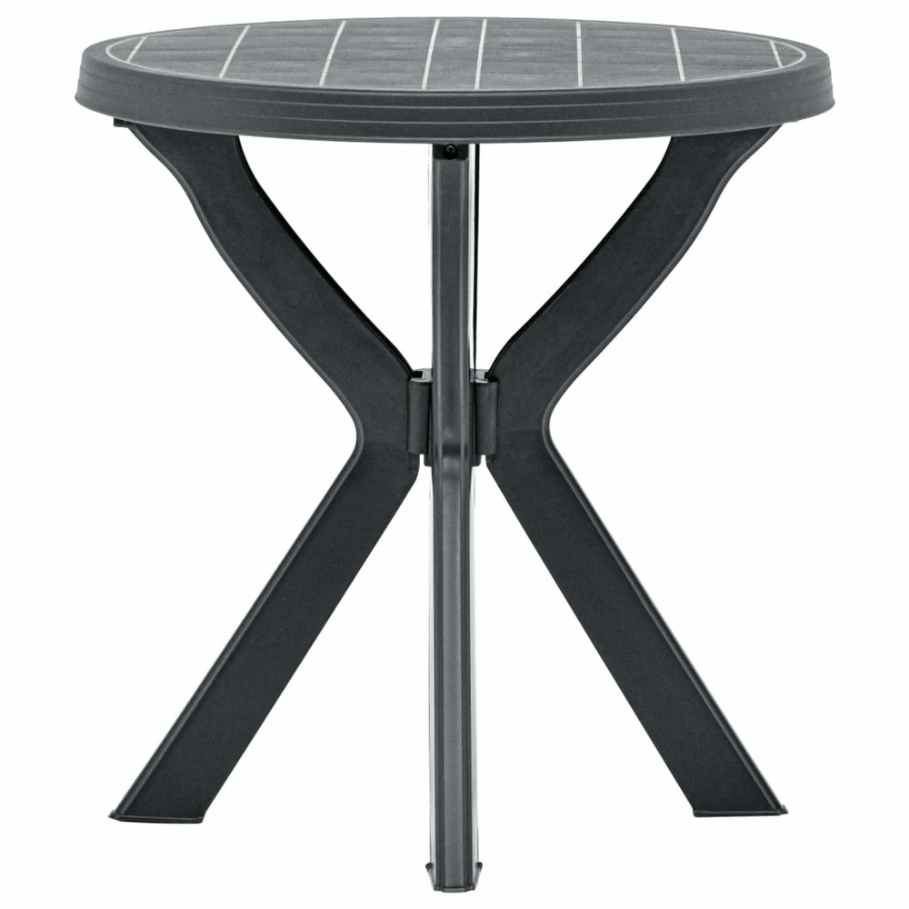 Table de bistro anthracite ø70 cm plastique