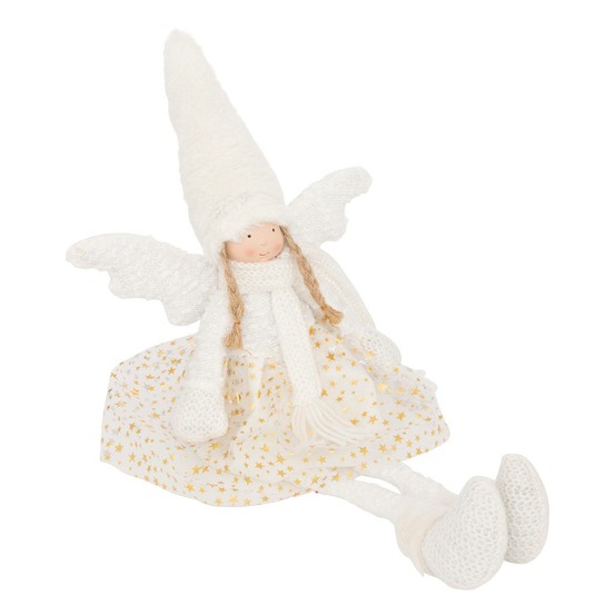 Personnage poupee ange or 56cm