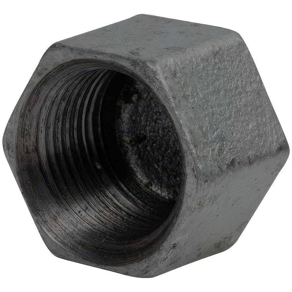 Bouchon femelle en fonte malléable à cœur noir - 3/8''
