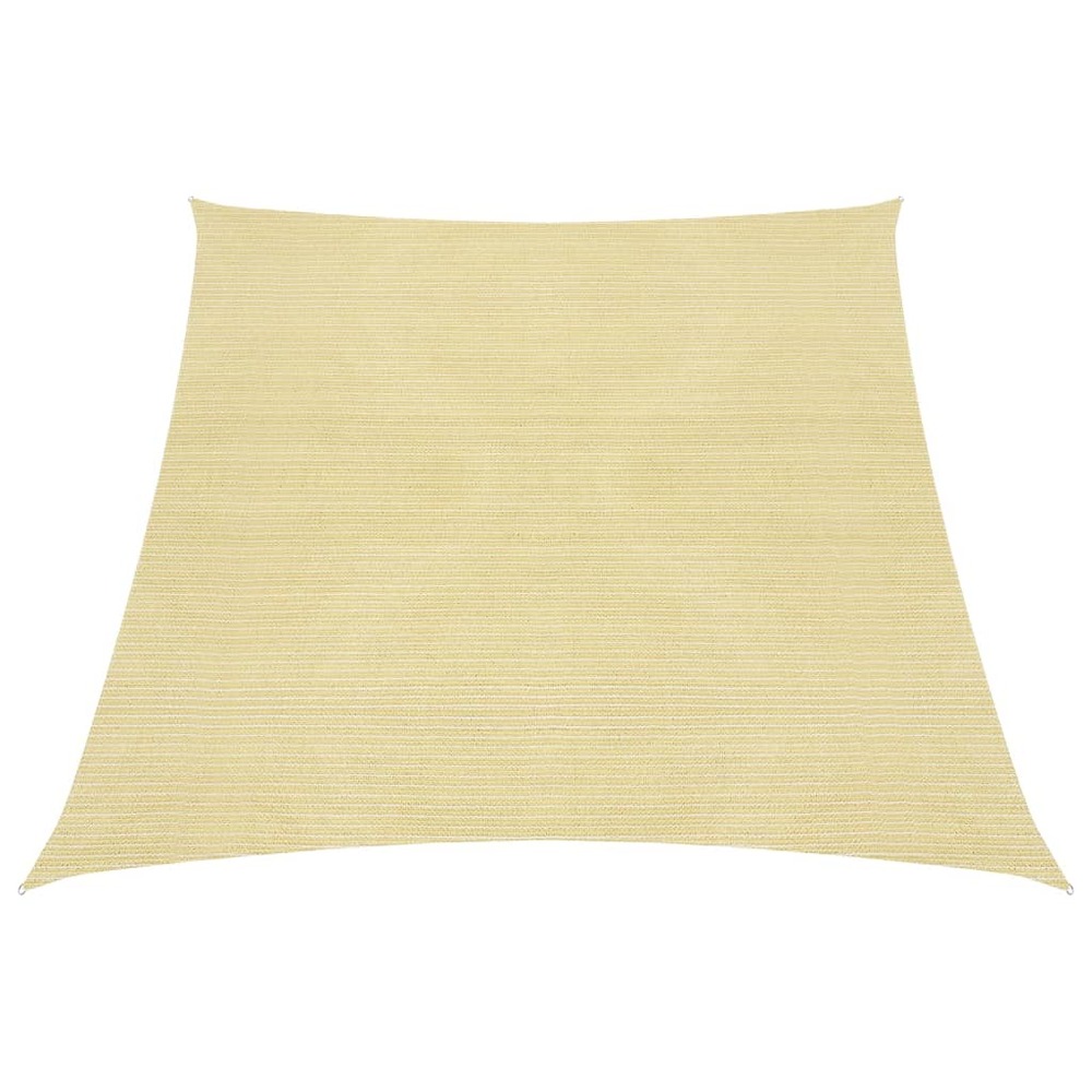 Voile toile d'ombrage parasol 160 g/m² 3/4 x 2 m pehd beige
