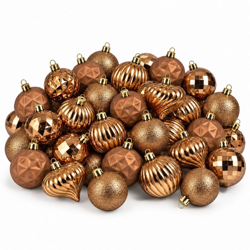 Babe de noël memike249/00228 set de 40 h6x6cm - brun