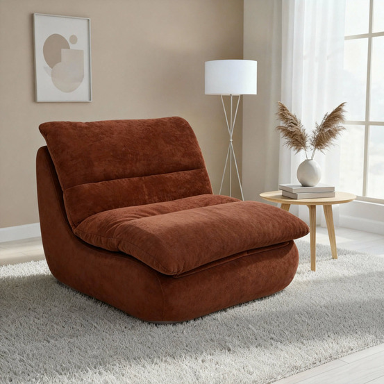 Fauteuil nuvia - chocolat
