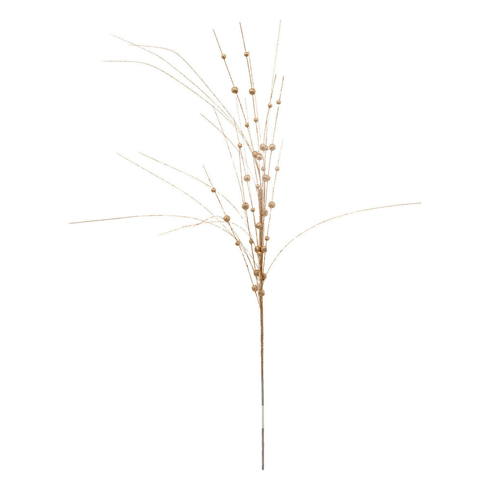 Branche décorative spéciale fêtes or pailleté h 95 cm