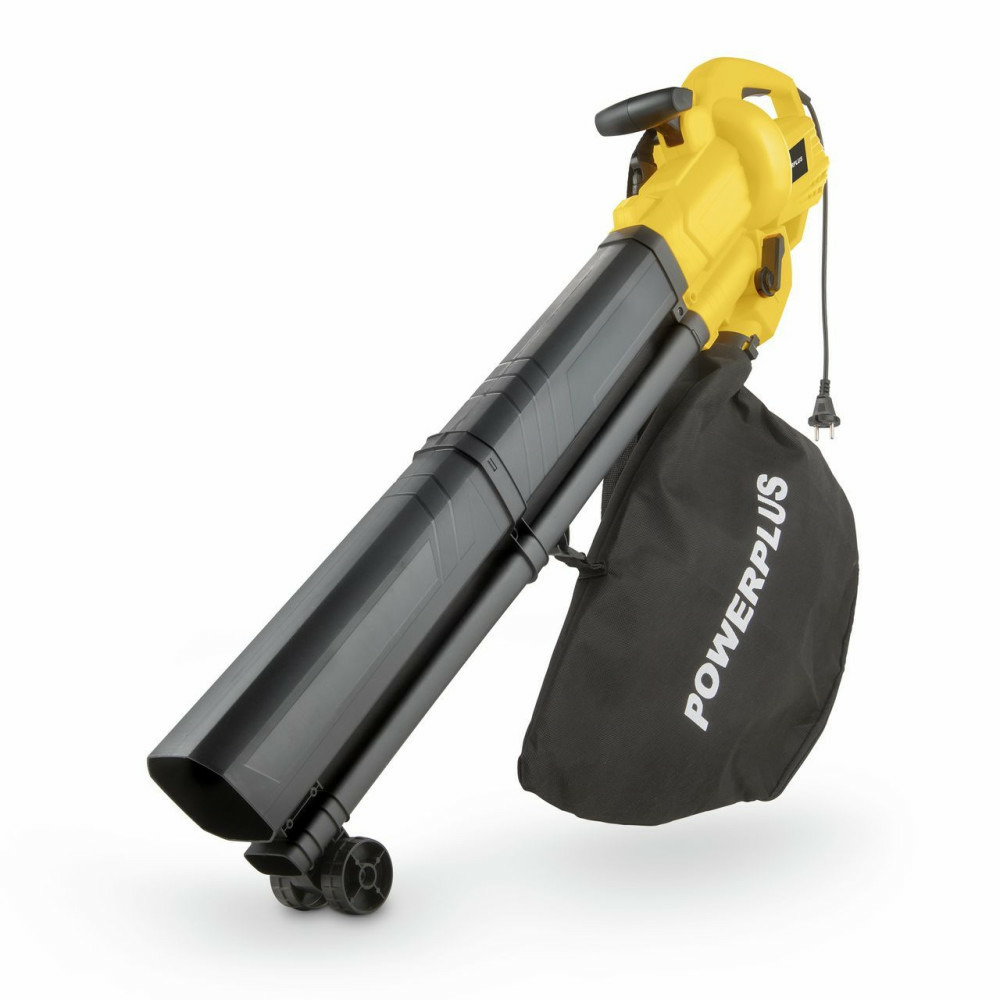 Souffleur de feuilles électrique - power plus - poweg4030 - 3300 w - vitesse d'air maximale de 250 km/h
