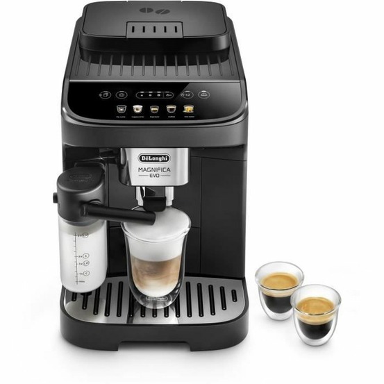 Machine expresso automatique avec broyeur magnifica evo -technologie boissons lactées, noir