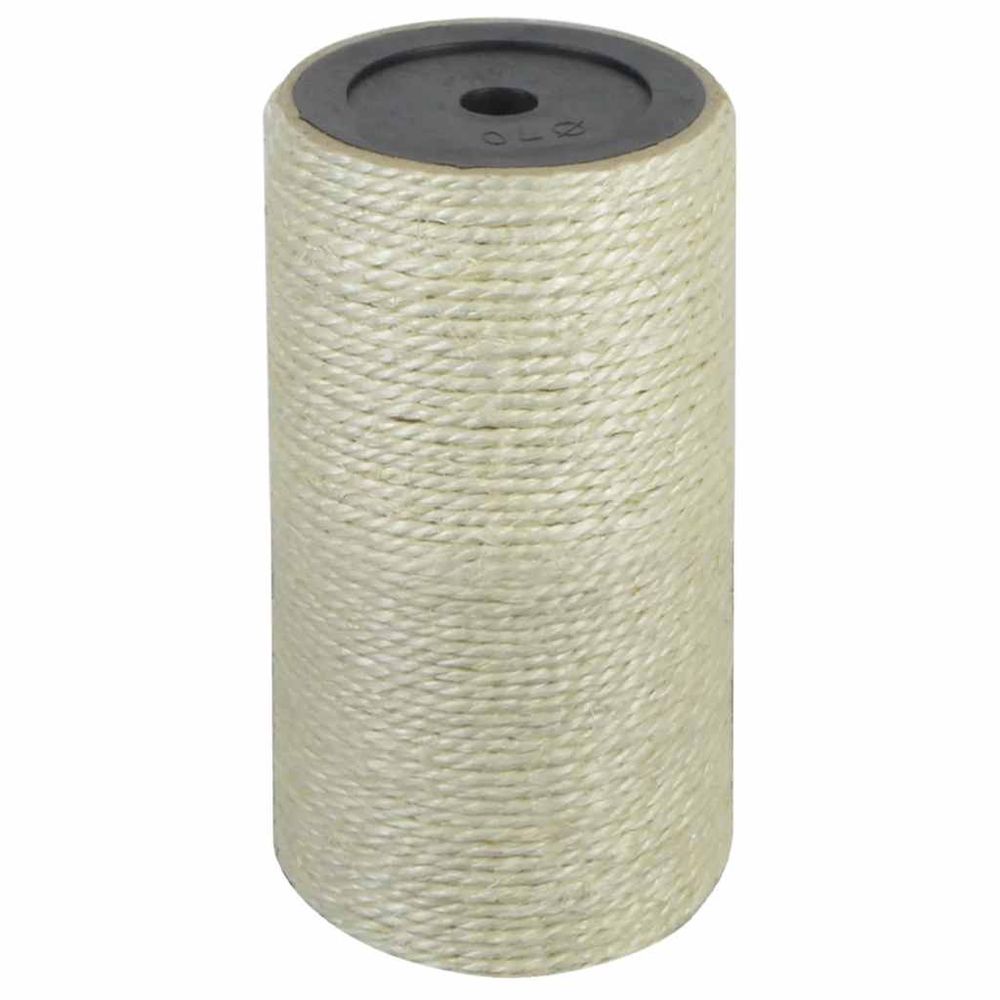 Poteau griffoir chat sisal naturel remplacement arbre à chat soin des griffes 15x8 cm beige