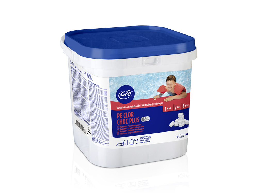 Chlore choc sans acide borique 5 kg