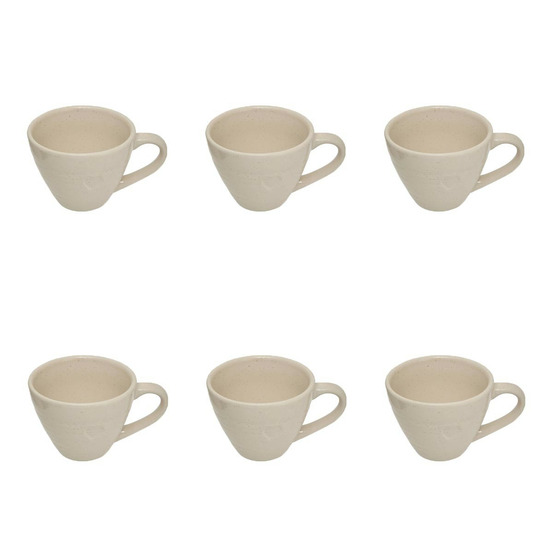 Lot de 6 mugs en céramique