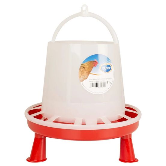 Mangeoire à volaille avec pieds 8 kg/10 l