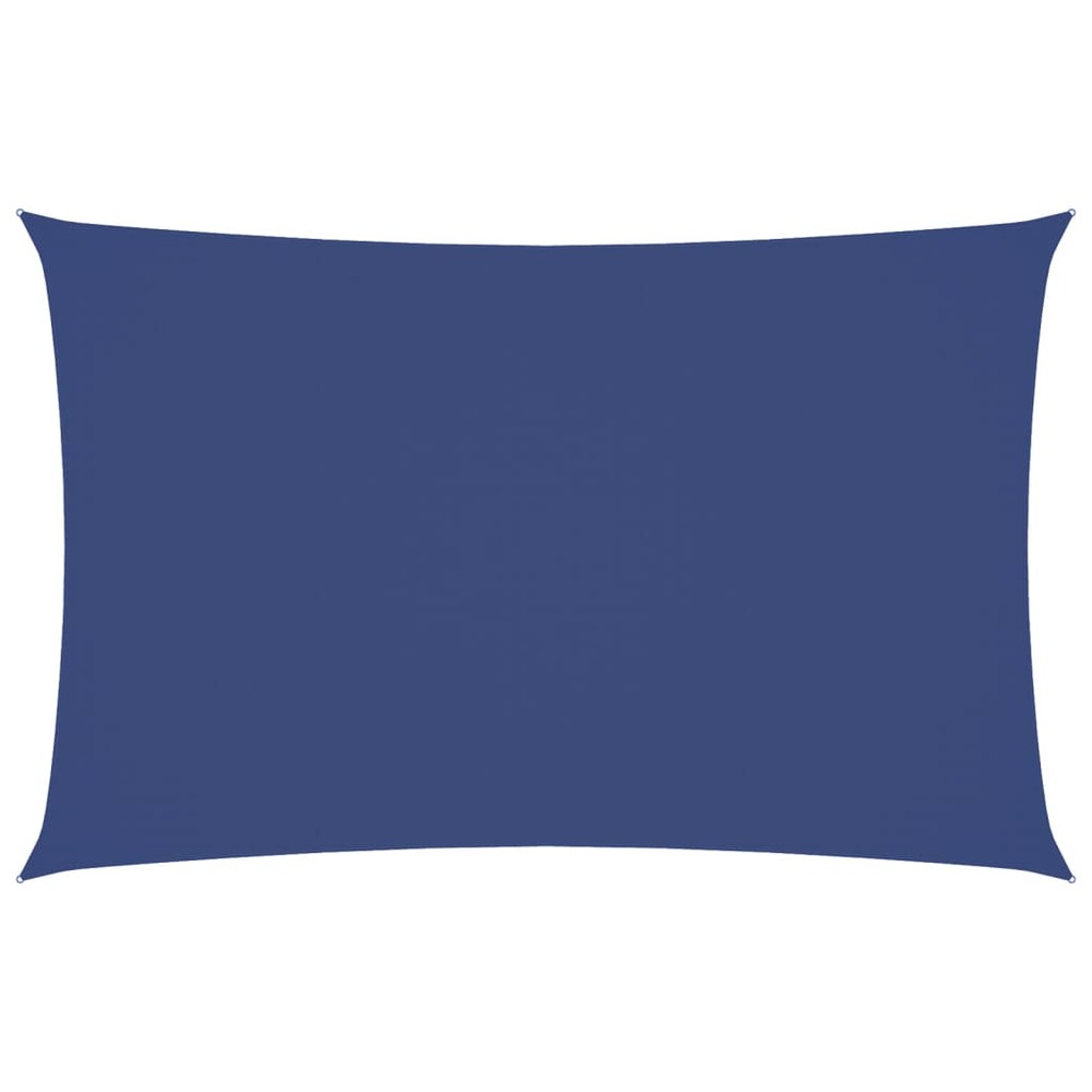 Voile de parasol tissu oxford rectangulaire 2,5x5 m bleu