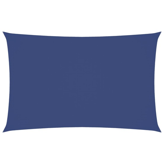 Voile de parasol tissu oxford rectangulaire 2,5x5 m bleu