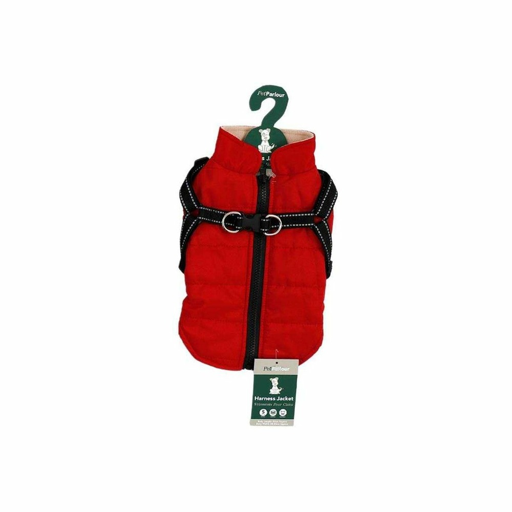 Veste harnais pour chien 25 cm rouge