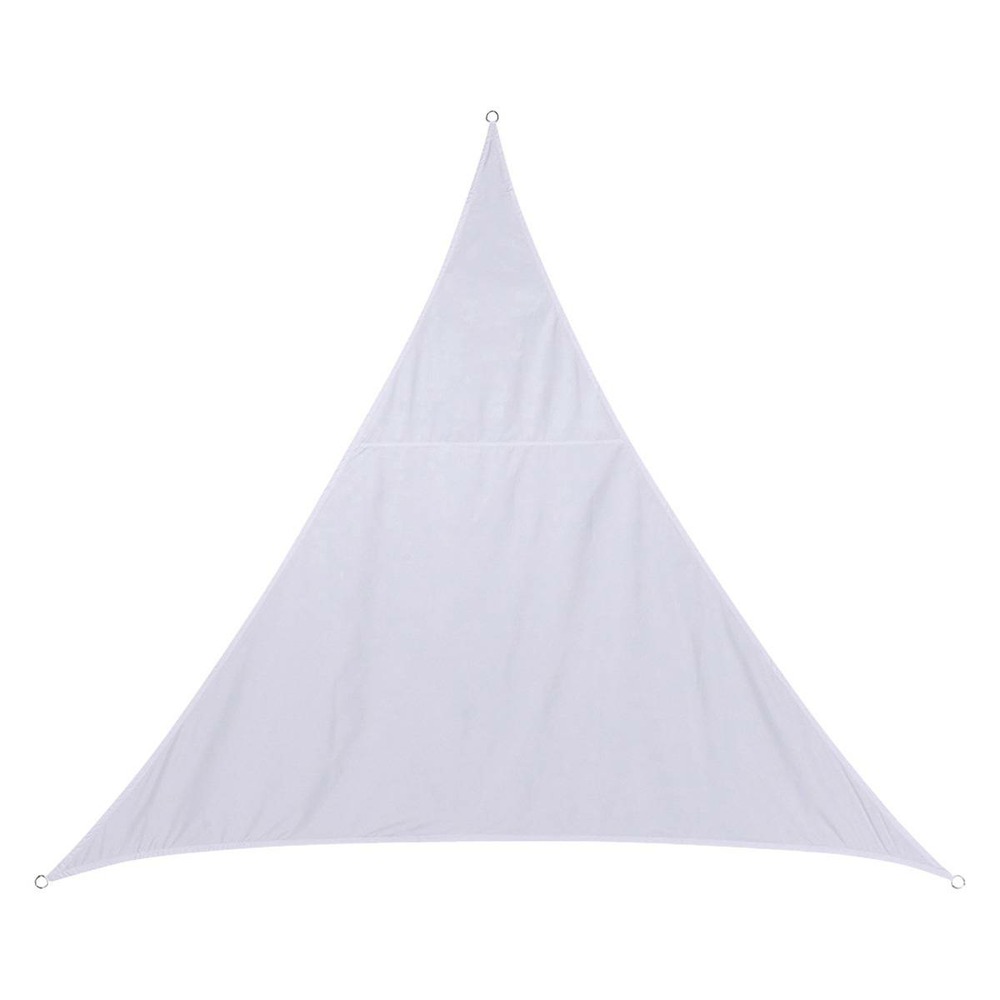 Voile d'ombrage triangulaire curacao blanc